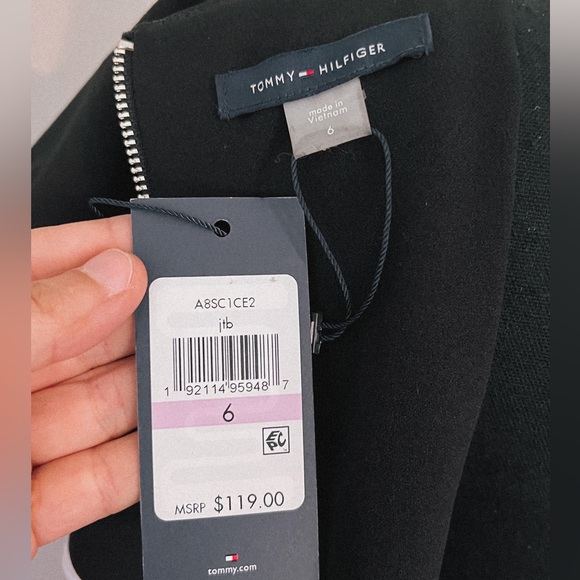 Tommy Hilfiger Black Dress NWT - Picture 3 of 3